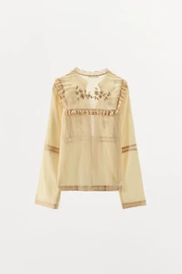 BLOUSE BRODÉE DENTELLE ÉDITION LIMITÉE