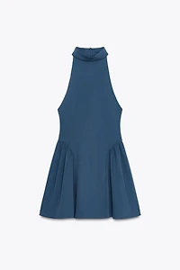 HALTER SHORT DRESS