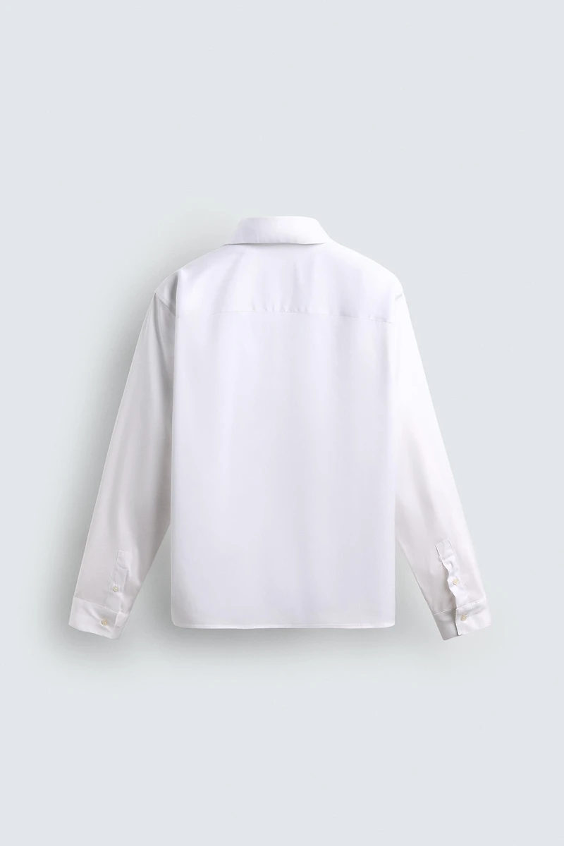FLOWY TIE SHIRT