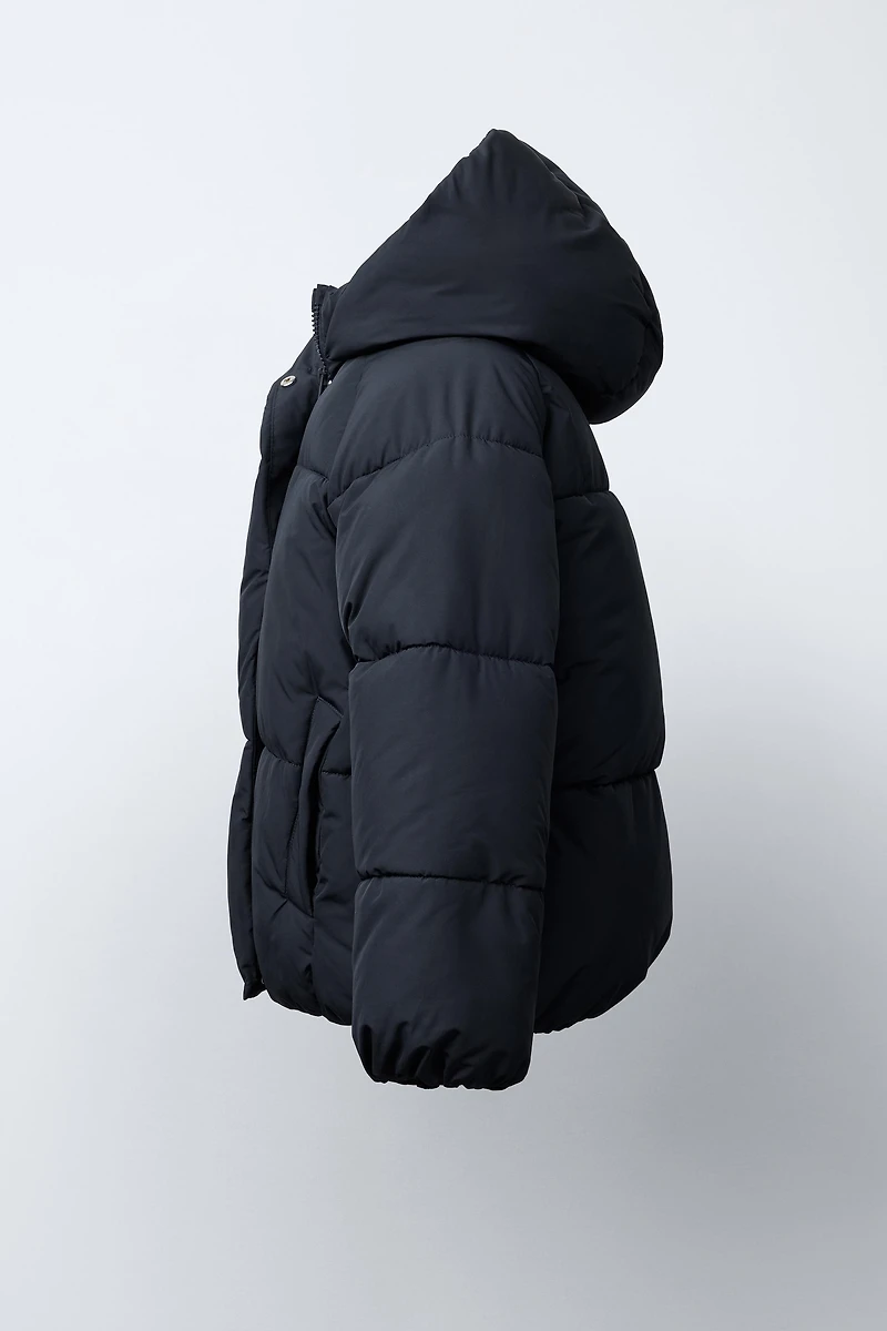HOODED PUFFER JACKET
