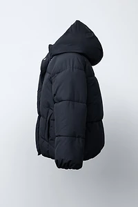 HOODED PUFFER JACKET