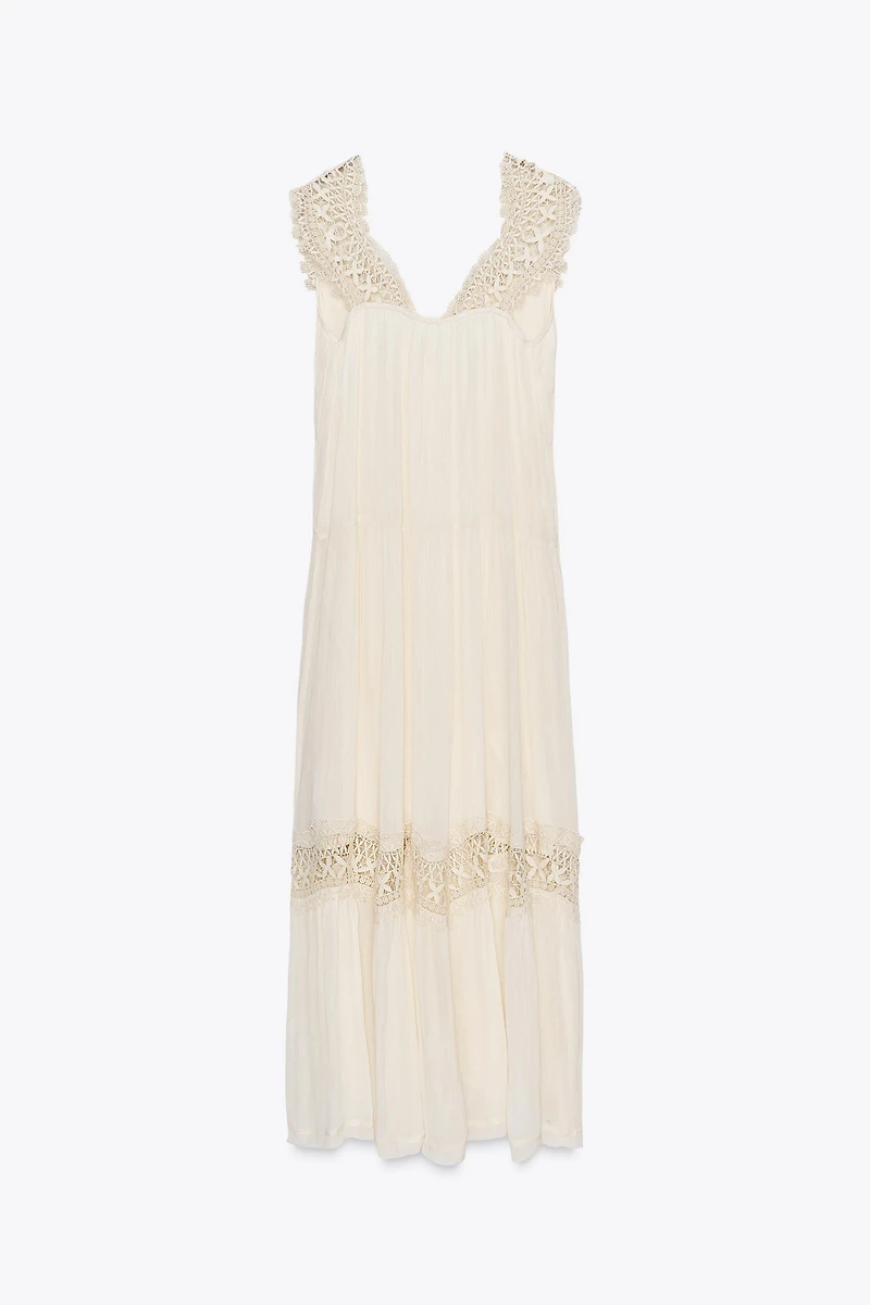 COMBINATION LACE SLIP DRESS