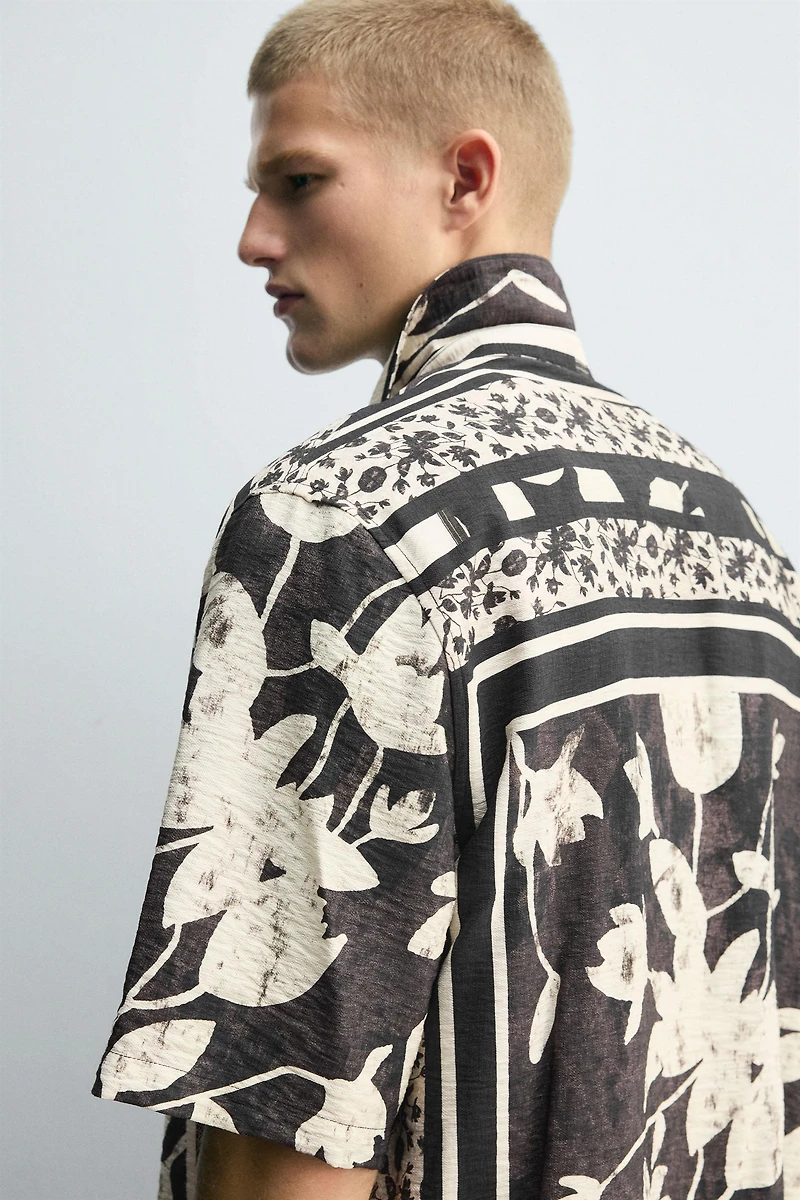 LEAF PRINT SHIRT