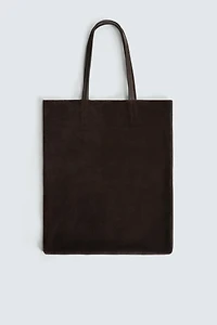 LEATHER SHOPPER BAG