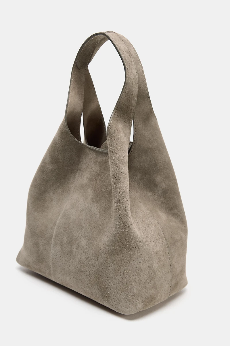 MINI SAC SHOPPER CUIR