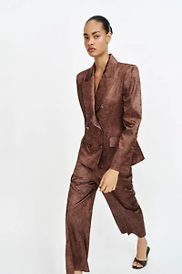 WRINKLE-LOOK CULOTTES