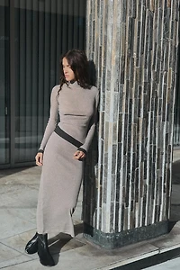LONG DOUBLE EFFECT DRESS