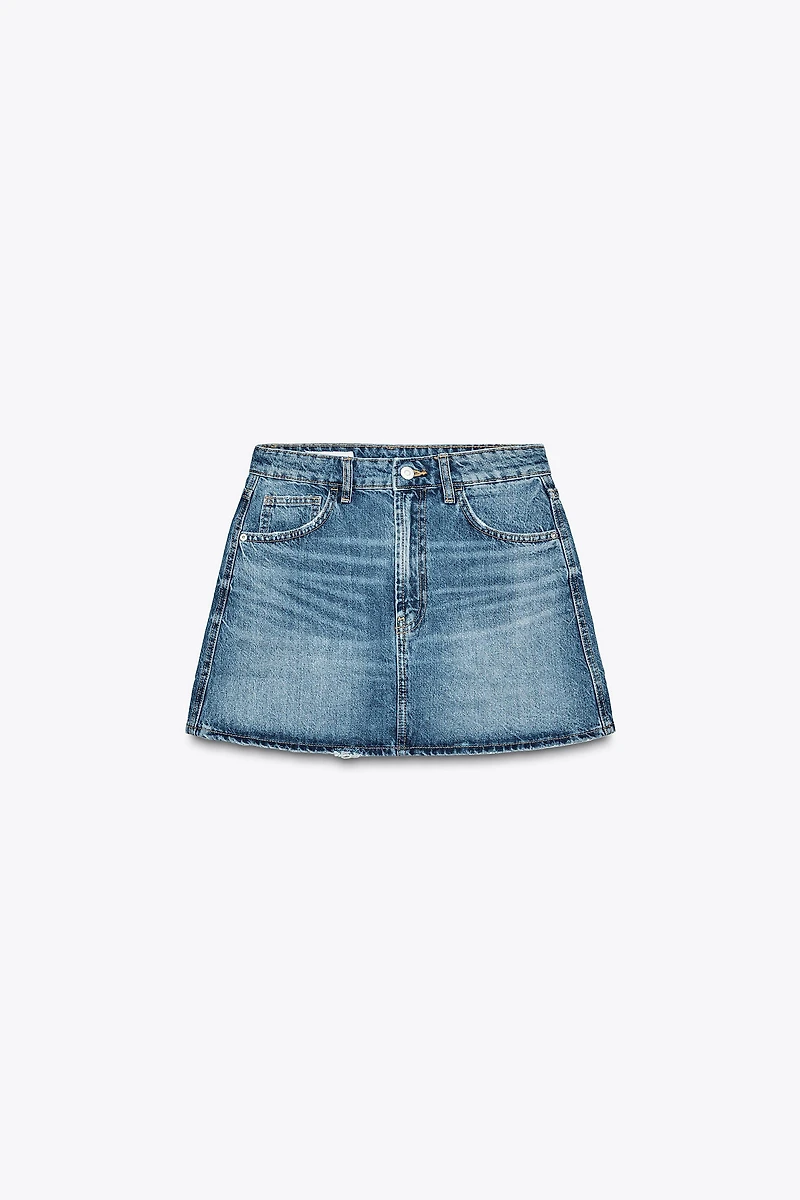 MINI-JUPE EN JEAN TRF