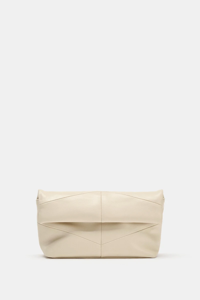 QUILTED ENVELOPE CLUTCH