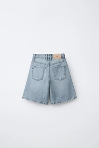 LONG DENIM SHORTS