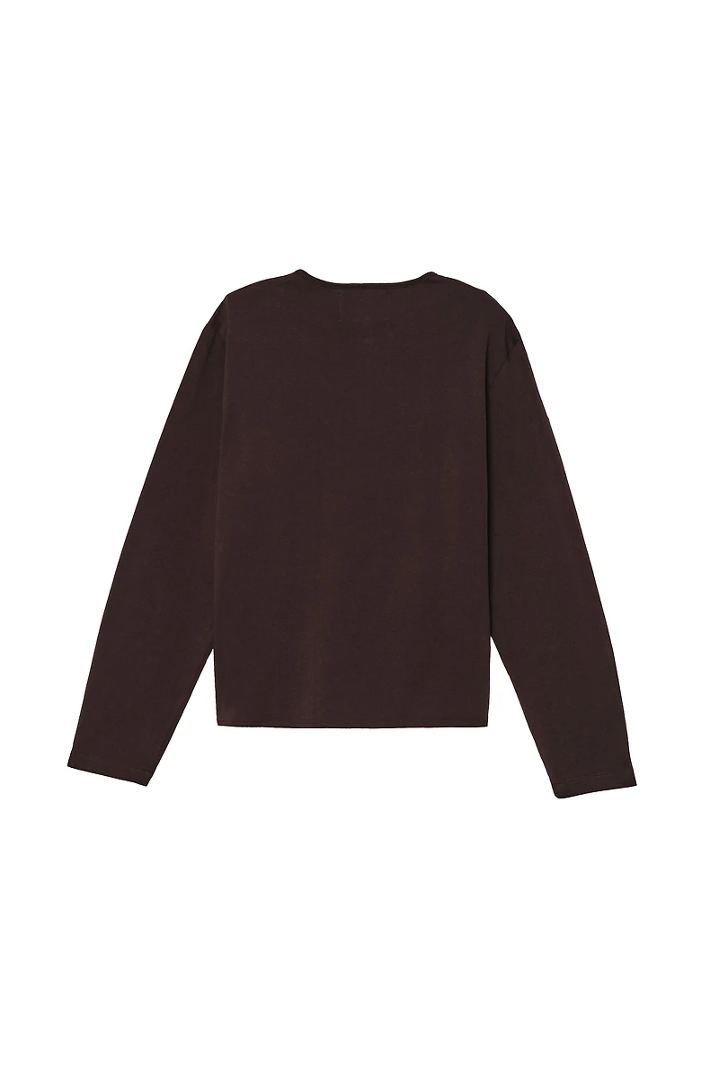 REGULAR FIT HENLEY T-SHIRT