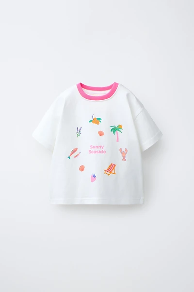 PRINTED MOTIF T-SHIRT