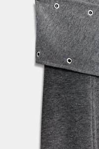 SOFT STUDDED MIDI SKIRT