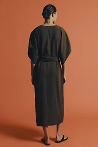 ZW COLLECTION MIDI FROG FASTENING DRESS