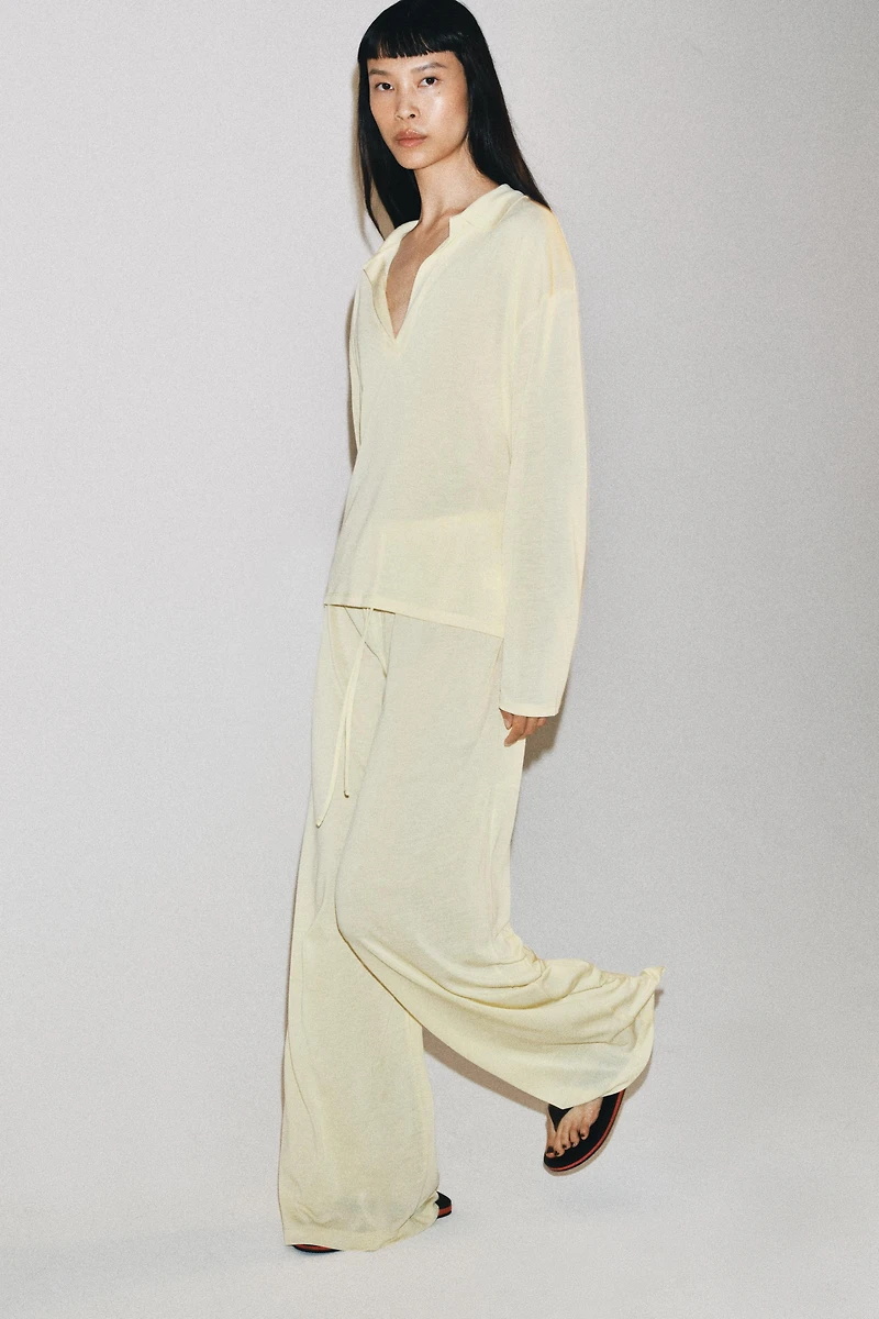FLOWY STRAIGHT LEG PANTS