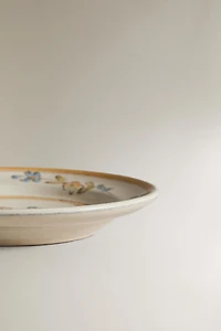 FLORAL TERRACOTTA SIDE PLATE