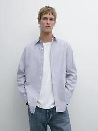 100% cotton regular fit Oxford shirt