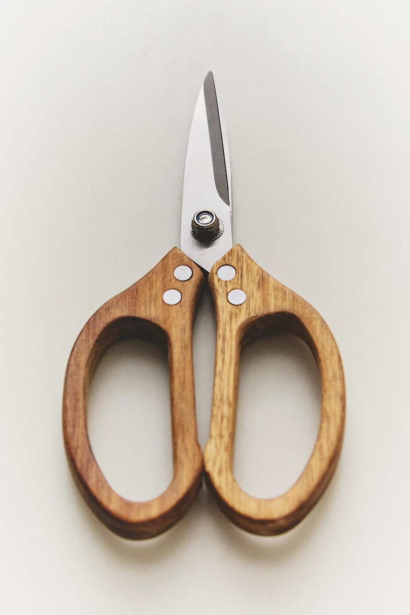 WOODEN KITCHEN SCISSORS