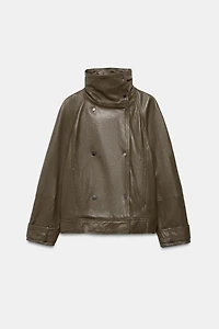 ZW COLLECTION LIMITED EDITION OVERSIZED LEATHER JACKET