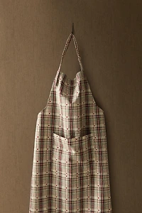CHRISTMAS HEARTS PATTERN APRON