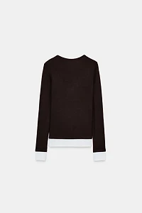 DOUBLE CONTRAST T-SHIRT