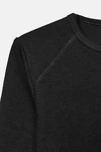 RIBBED T-SHIRT
