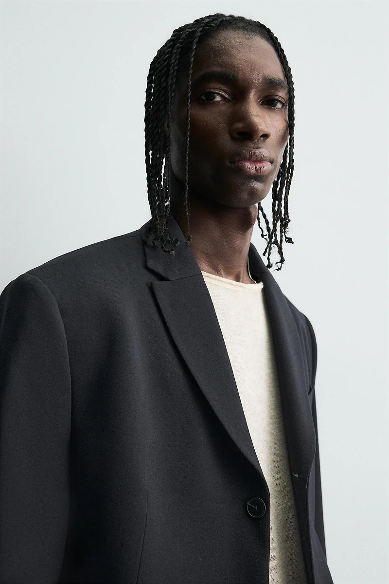 BLAZER DE COSTUME AVEC LAINE