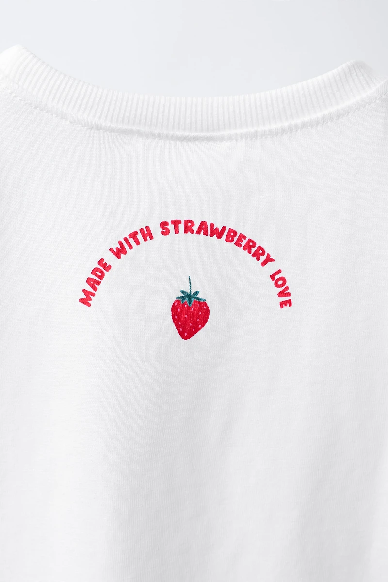 T-SHIRT À IMPRIMÉ FRUITS