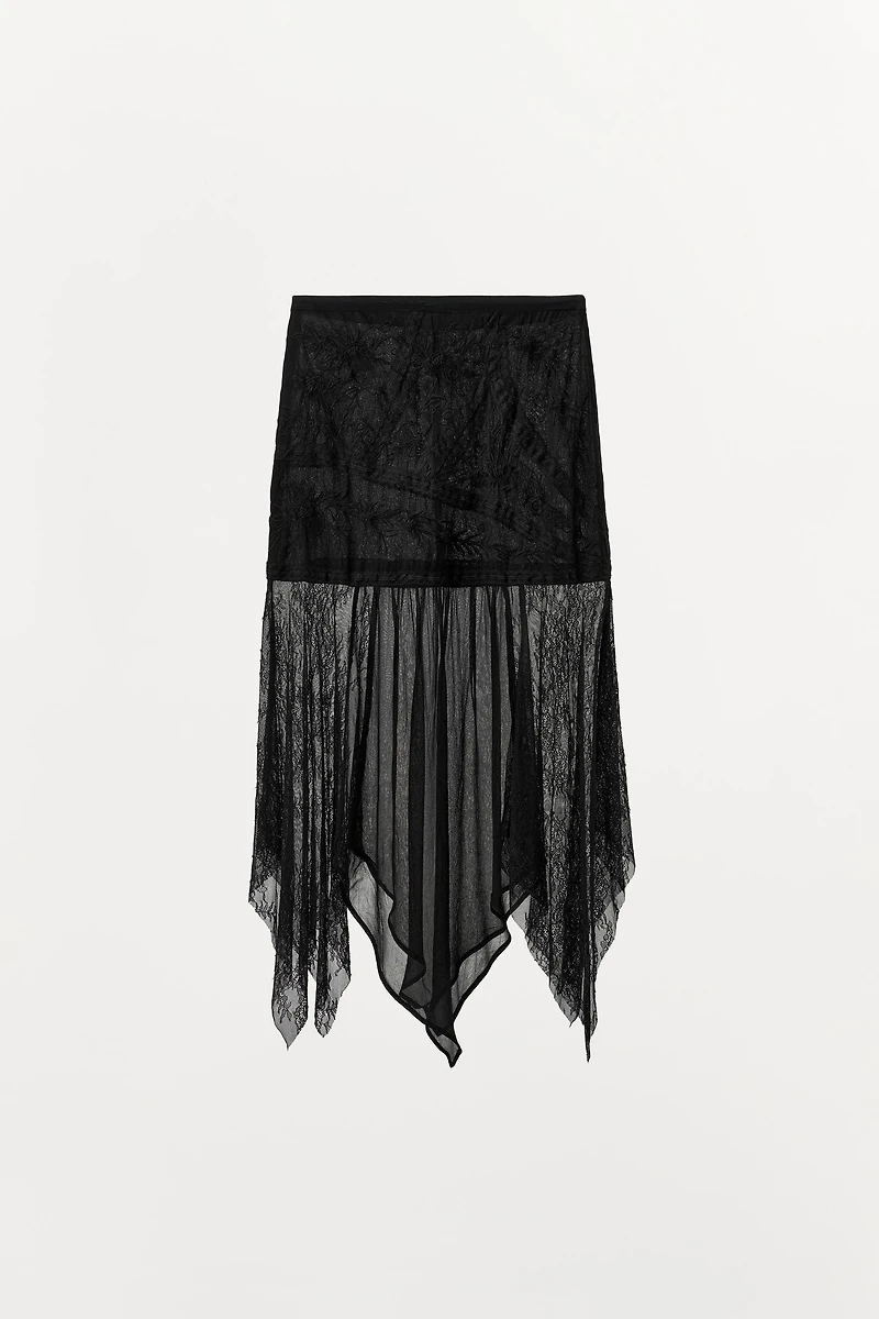 GEORGETTE COMBINATION SKIRT