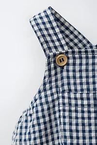 GINGHAM ROMPER