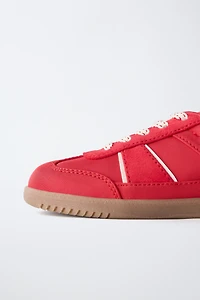 COLOR-BLOCK HIGH-TOP SNEAKERS