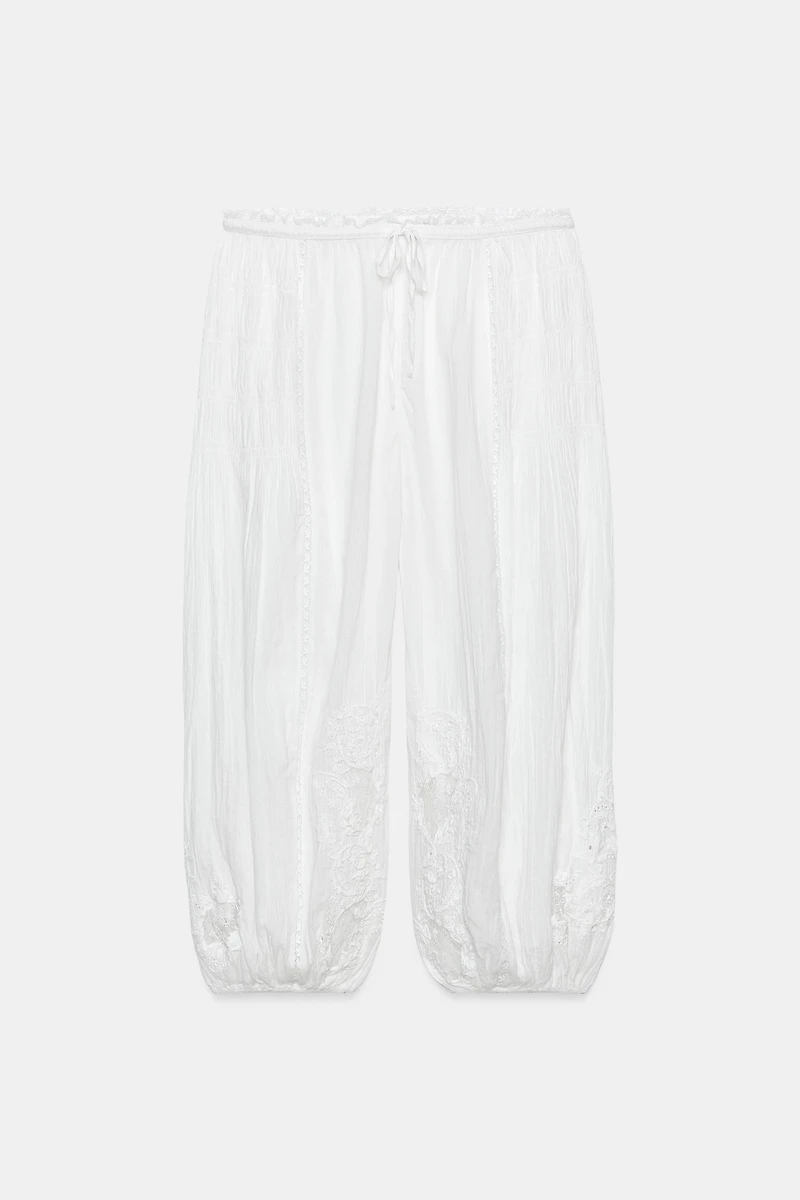PANTALON BOUFFANT DENTELLE ZW COLLECTION