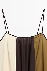 Flowing strappy midi dress