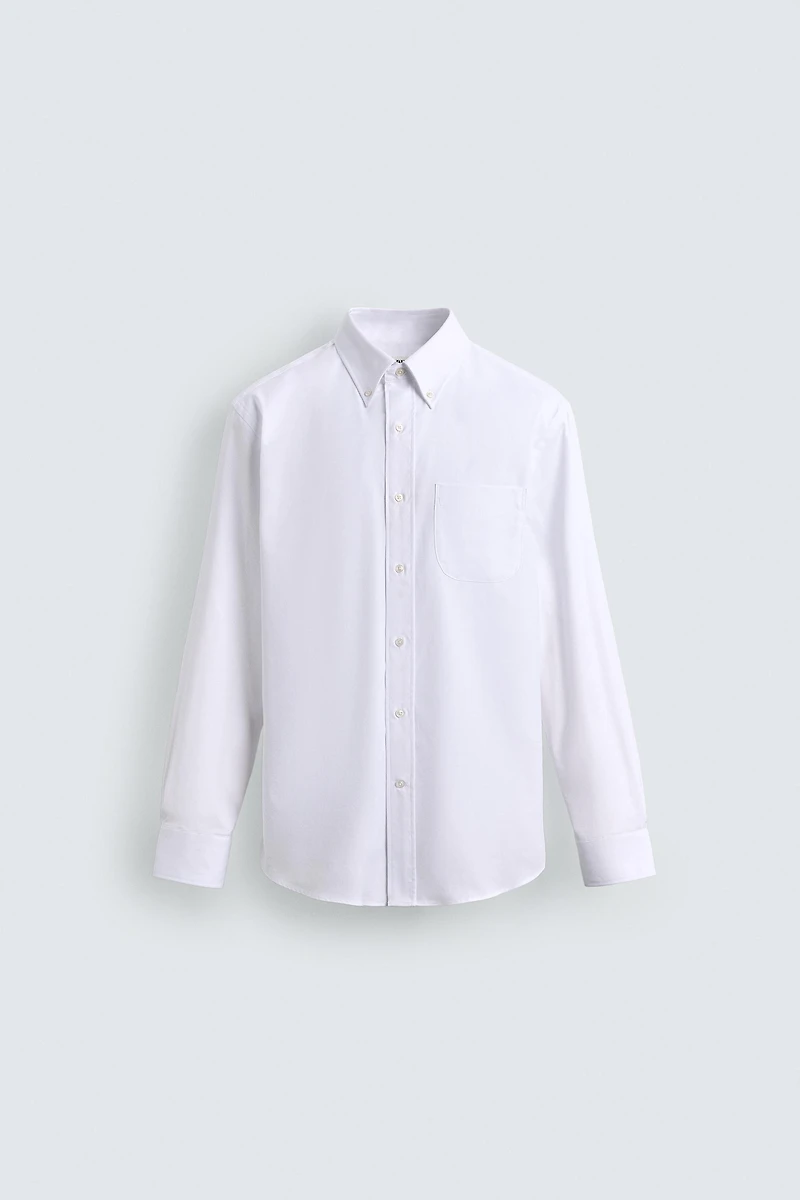 CHEMISE REGULAR FIT COL BOUTONN