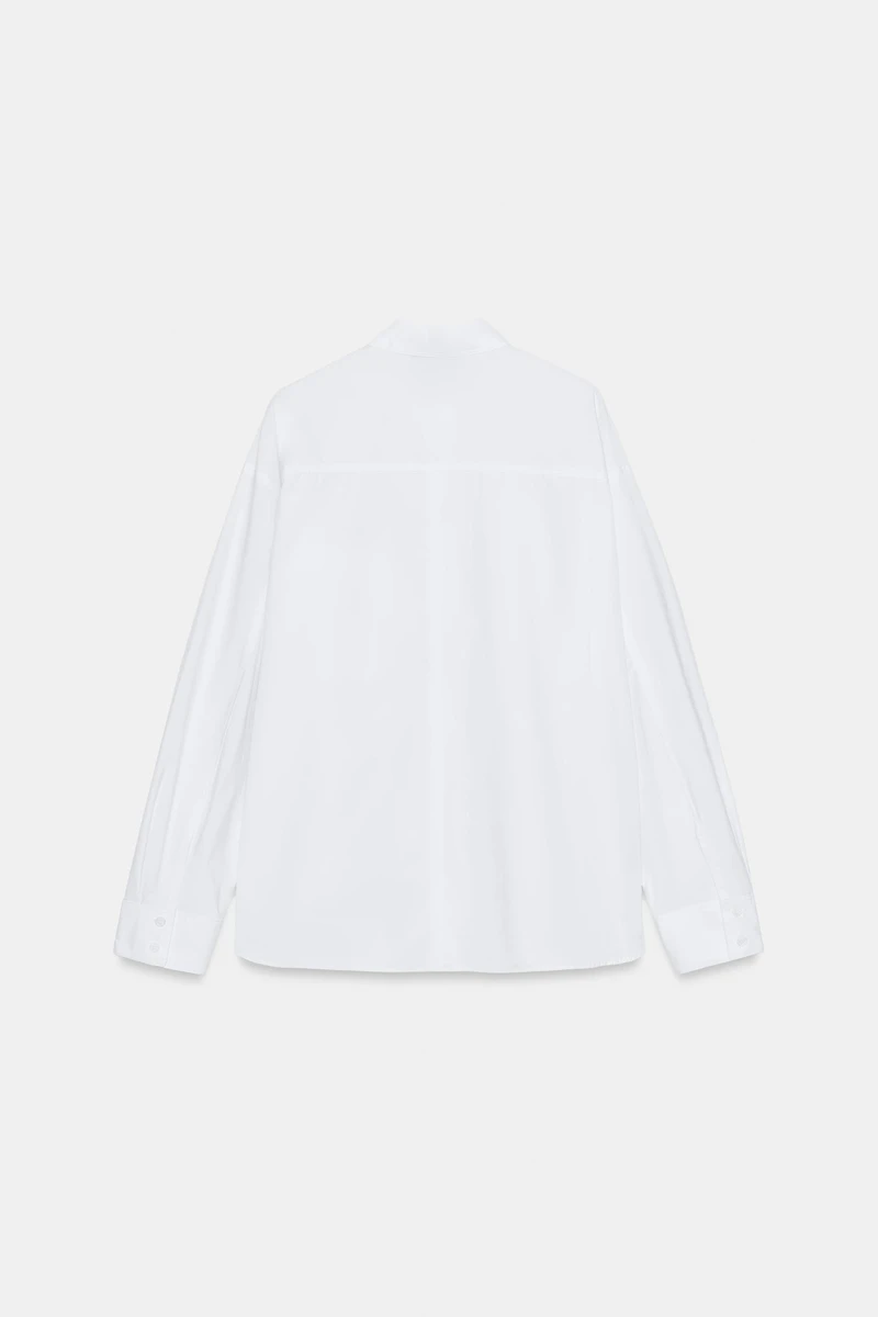 POPLIN SHIRT WITH POCKET