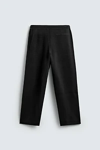 TEXTURED KNIT PANTS