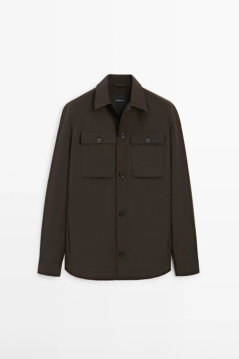 Short jacket with pocket details
