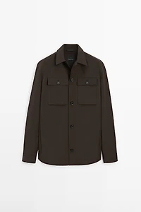 Short jacket with pocket details