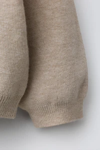 STRIPED PETER PAN COLLAR KNIT JUMPER