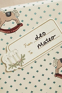 ADHESIVE CHRISTMAS GIFT LABELS