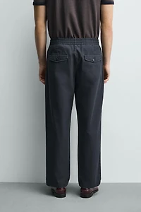 WASHED RELAXED FIT PANTS