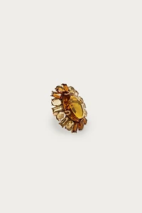 2-PACK OF FLOWER & RECTANGLE RINGS MARISA BERENSON X ZARA