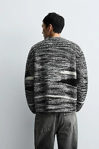 BOUCLÉ TEXTURED SWEATER
