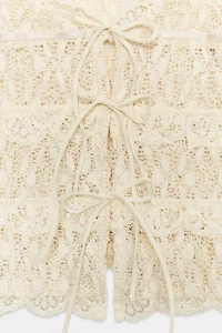 LACE TIE TOP