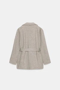 SOFT BELTED BLAZER