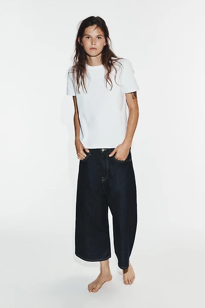 TRF BAGGY DENIM JORTS