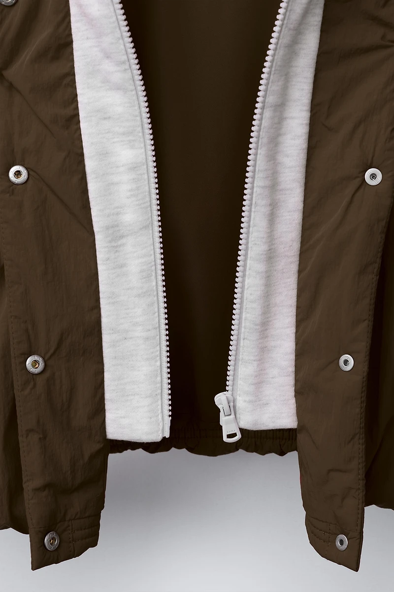 HOODED QUILTED JACKET