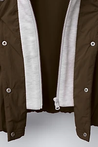 HOODED QUILTED JACKET