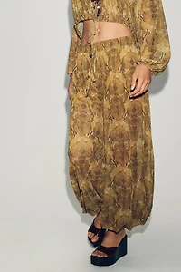 PANTALON BOUFFANT IMPRIMÉ