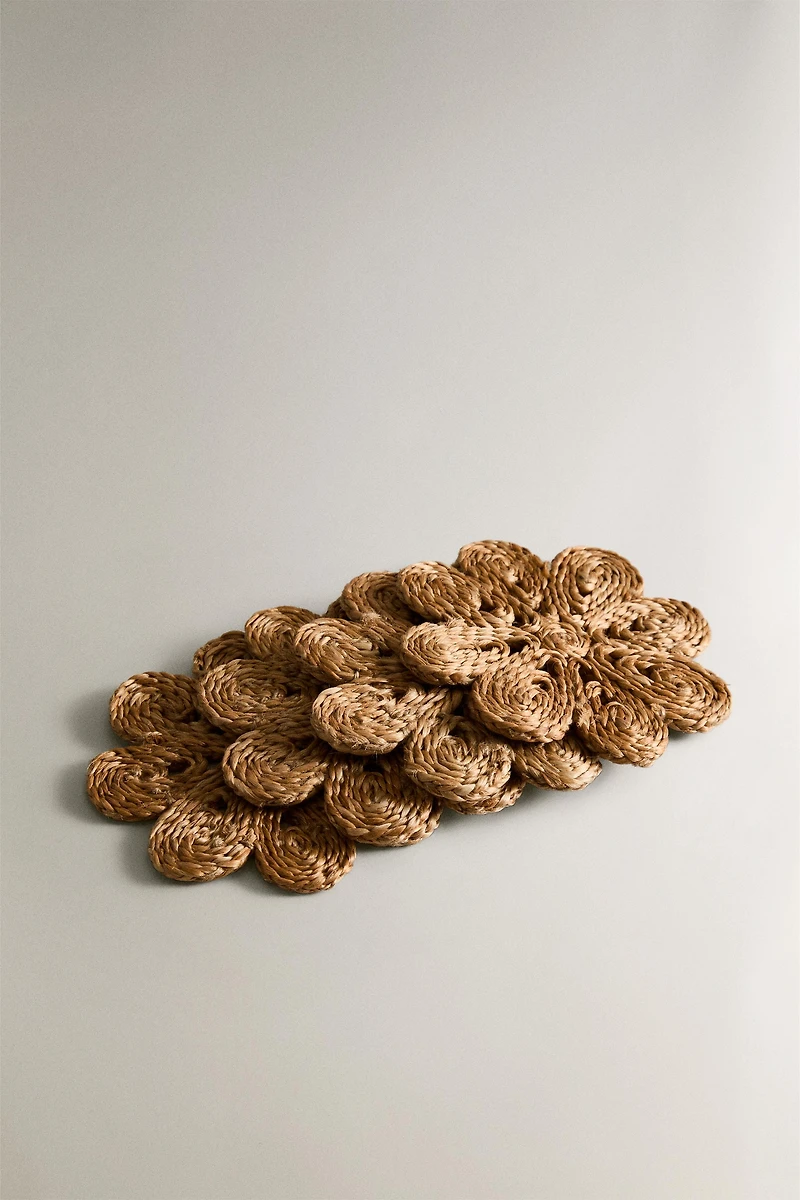 PACK OF RAFFIA COASTERS (PACK OF 4)